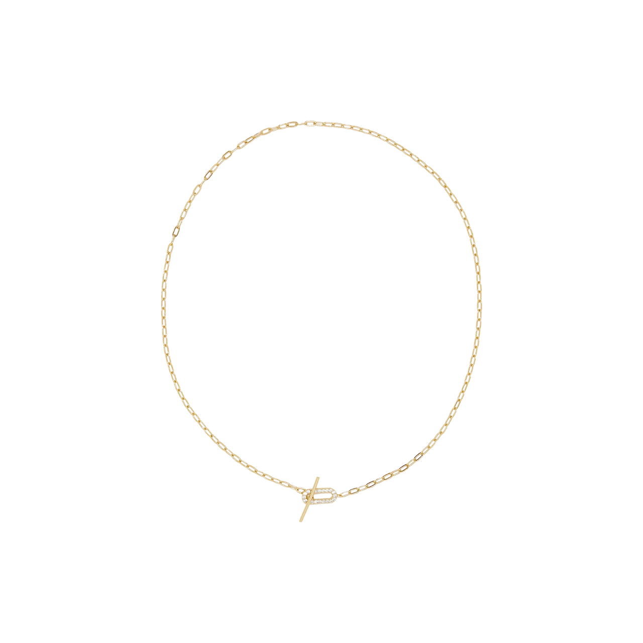 Pavé Toggle Necklace