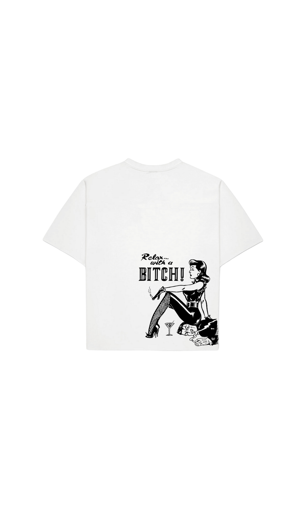 Relax With a B*tch ‘90s Boxy Tee