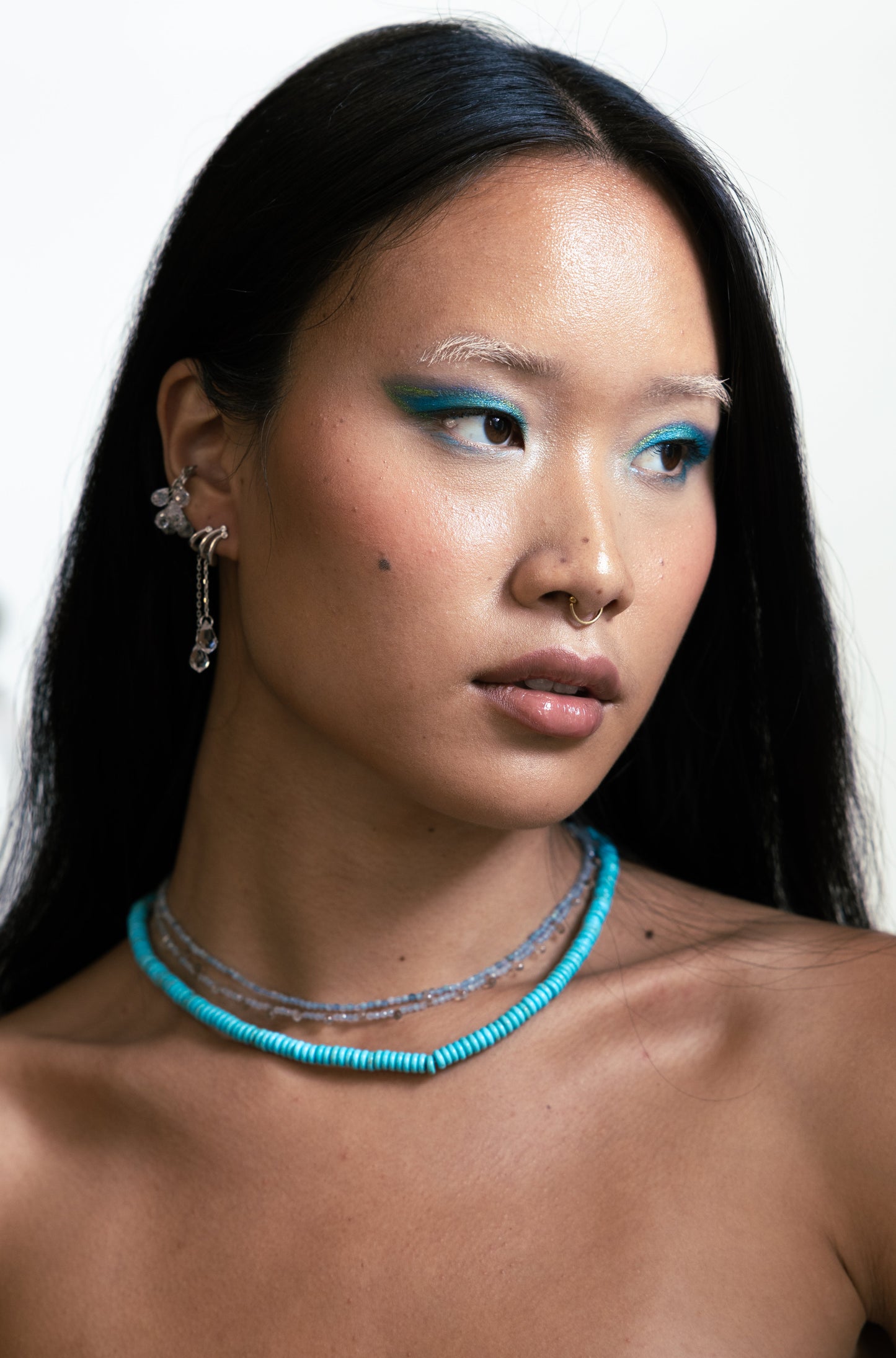 Turquoise Rondelle Necklace