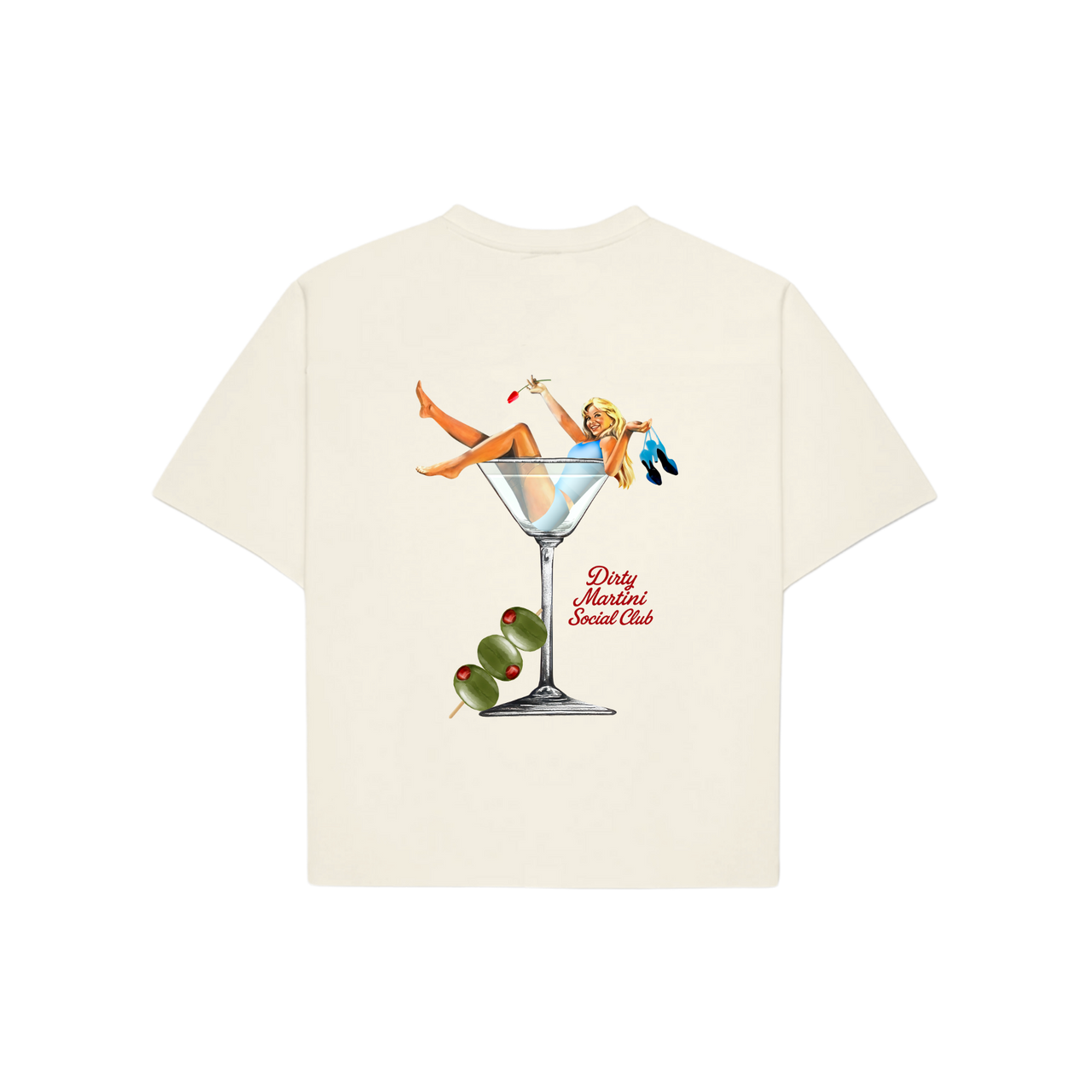 Martini Dancer '90s Boxy Unisex Tee