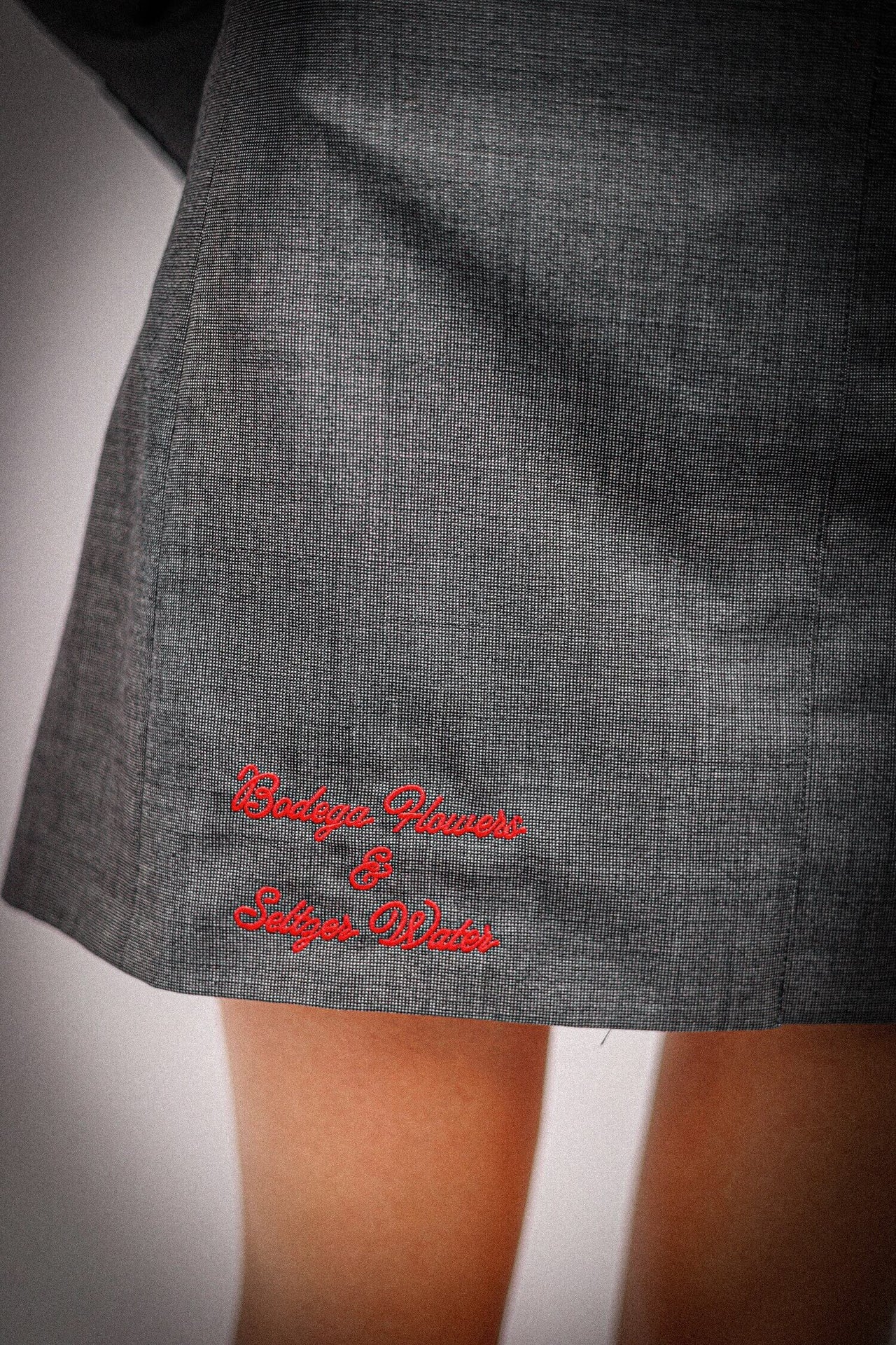 'Burberrys' Dark Grey Skirt Set