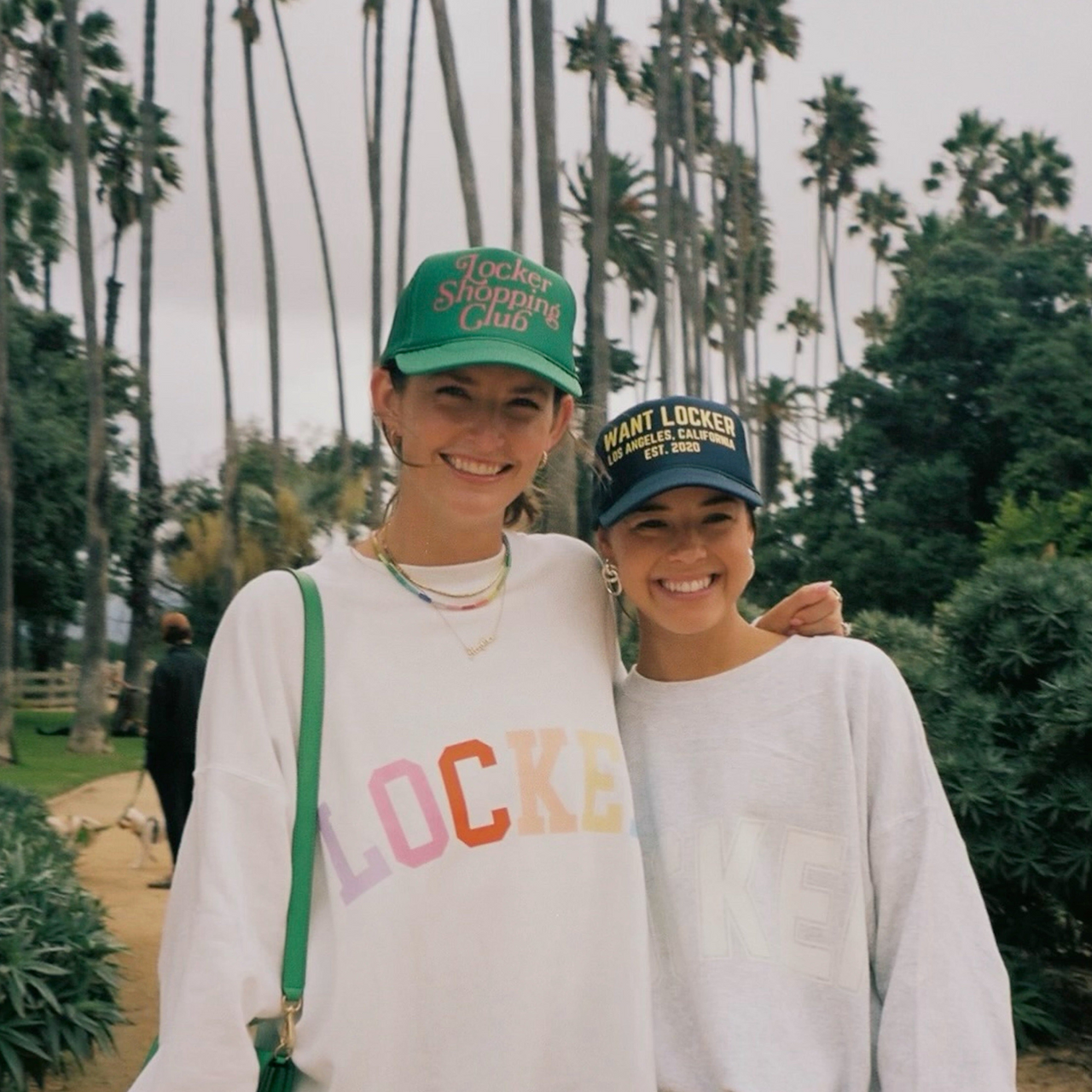 Pink & Green Trucker