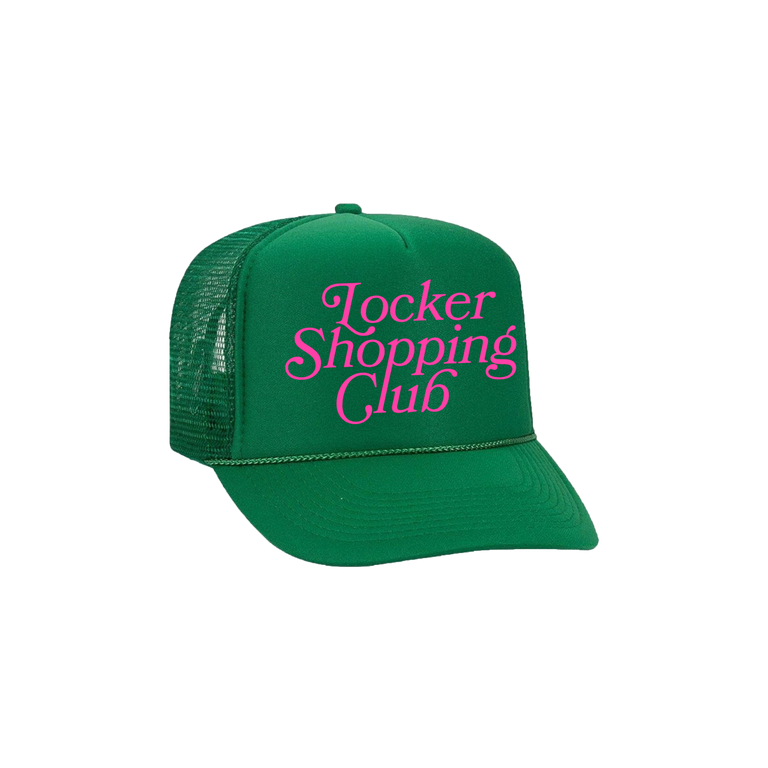 Pink & Green Trucker