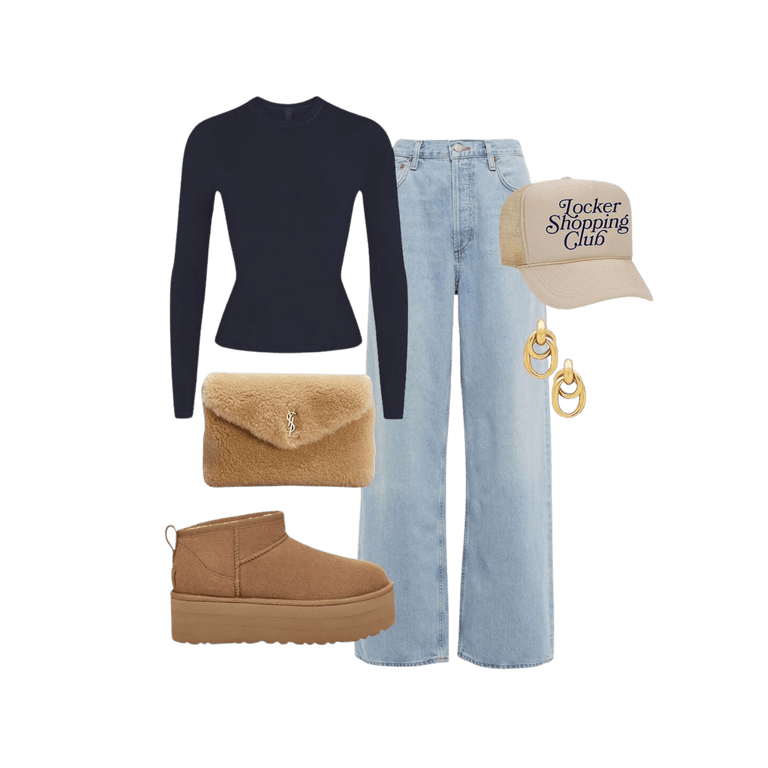 Beige But Never Boring Trucker