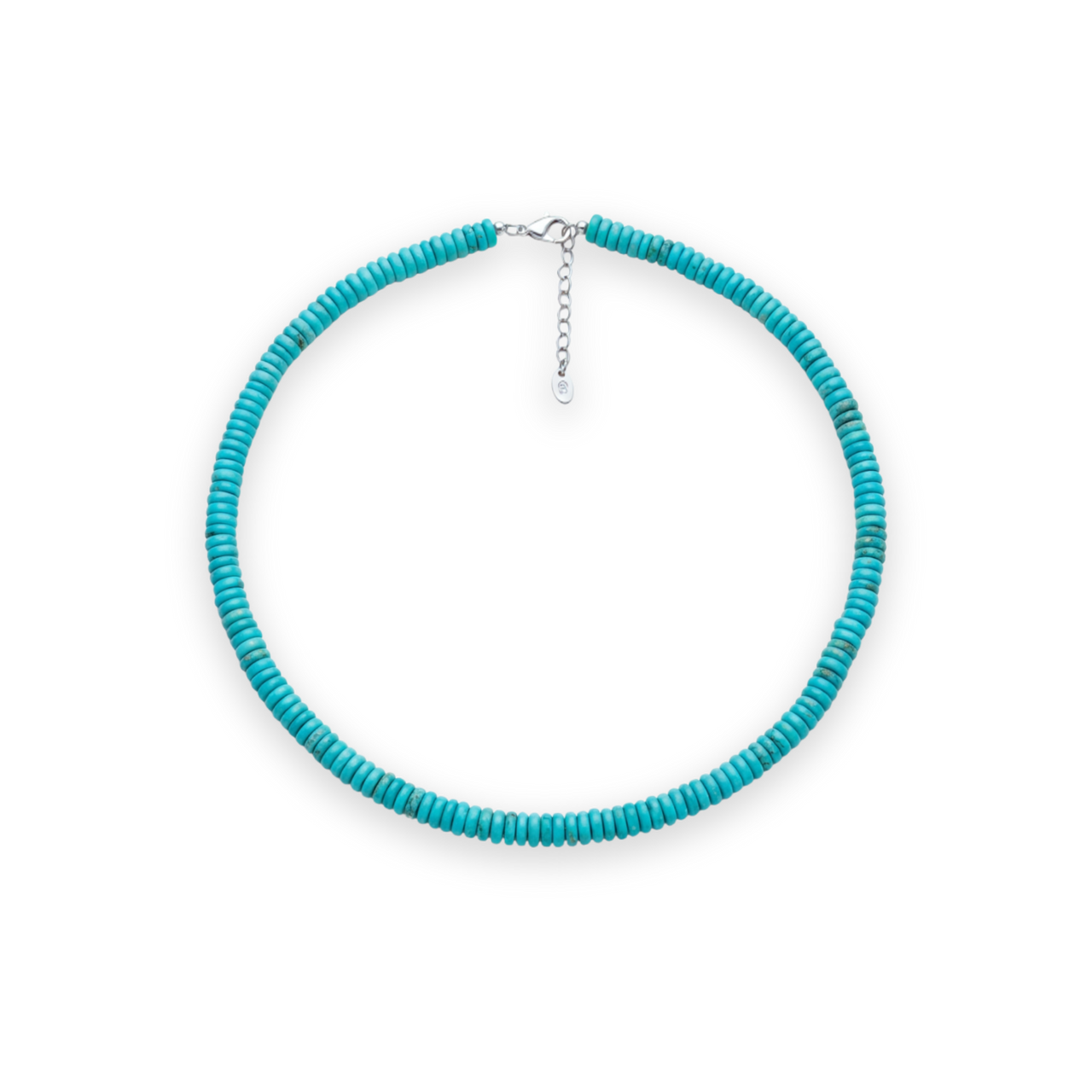 Turquoise Rondelle Necklace
