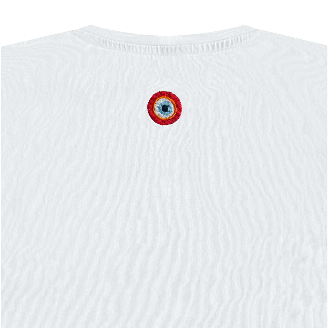 The Evil Eye '90s White Boxy T-Shirt | 100% CottonUnisex Tee
